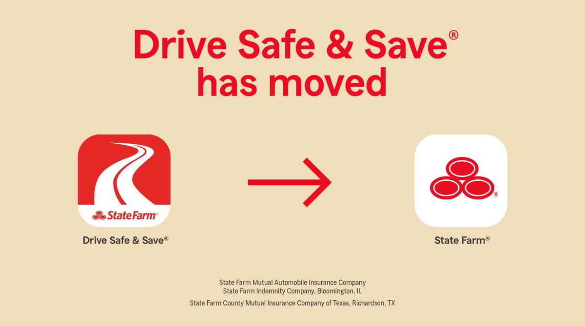 Drive Safe &amp; Save® is now part of the State Farm® mobile app to help make managing your insurance easier. If you’re still using the Drive Safe &amp; Save app, please be sure to download the State Farm app so you don’t lose your safe driving discounts.

st8.fm/3HmBrfh
