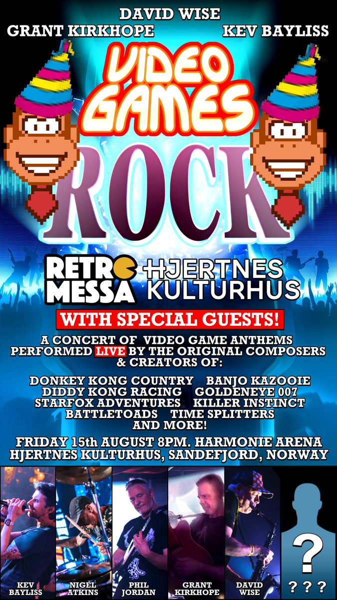 Donkey Kong’s Creator (1994) (@kev_bayliss) on Twitter photo 9x6=? MY AGE! lol. It's my birthday, but I'm nowhere near as excited as I am about the gig I'll be doing THIS TIME NEXT WEEK! In NORWAY with <a href="/grantkirkhope/">Grant Kirkhope</a> & <a href="/David_Wise/">David Wise | Music Composer & Sound Design VGM</a> with GUEST STARS (cough -<a href="/ima_1966/">今村孝矢 / Takaya Imamura</a>) and MORE! SO - What you going to do? My perfect Birthday present would be 9x6=? MY AGE! lol. It's my birthday, but I'm nowhere near as excited as I am about the gig I'll be doing THIS TIME NEXT WEEK! In NORWAY with <a href="/grantkirkhope/">Grant Kirkhope</a> & <a href="/David_Wise/">David Wise | Music Composer & Sound Design VGM</a> with GUEST STARS (cough -<a href="/ima_1966/">今村孝矢 / Takaya Imamura</a>) and MORE! SO - What you going to do? My perfect Birthday present would be