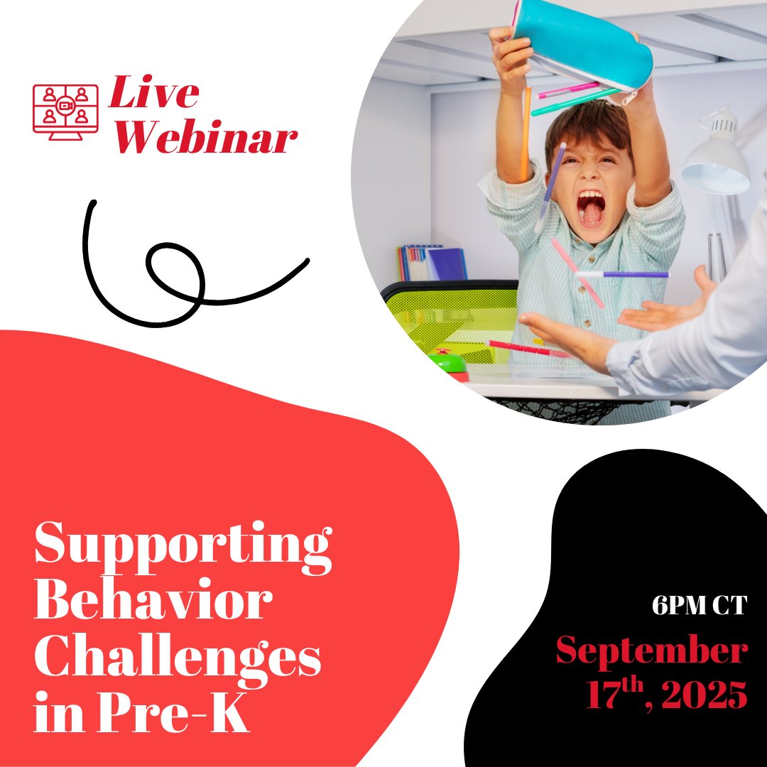 📢 Tomorrow’s the day! Join us for a session filled with strategies for real-world classrooms.
🧠 1 Hour PD | Certificate Included
💙 Proceeds go to flood affected areas
🎟 Flood-impacted? Attend FREE!

#PreKSupport #ClassroomManagement #WebinarReminder #EarlyChildhoodPD