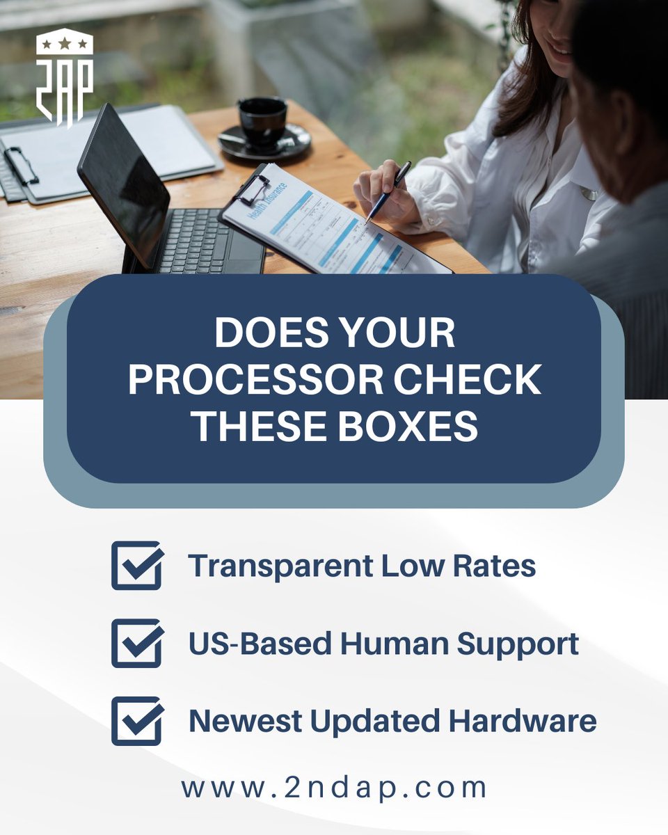 2ndAP1's tweet image. Looking for a processor that checks all the boxes?
✅ Low rates
✅ U.S.-based support
✅ No freezes
✅ Veteran-owned
✅ Transparent pricing
You just found it.
#2ndAP #SmartBusiness #MerchantProcessing #VeteranOwned
