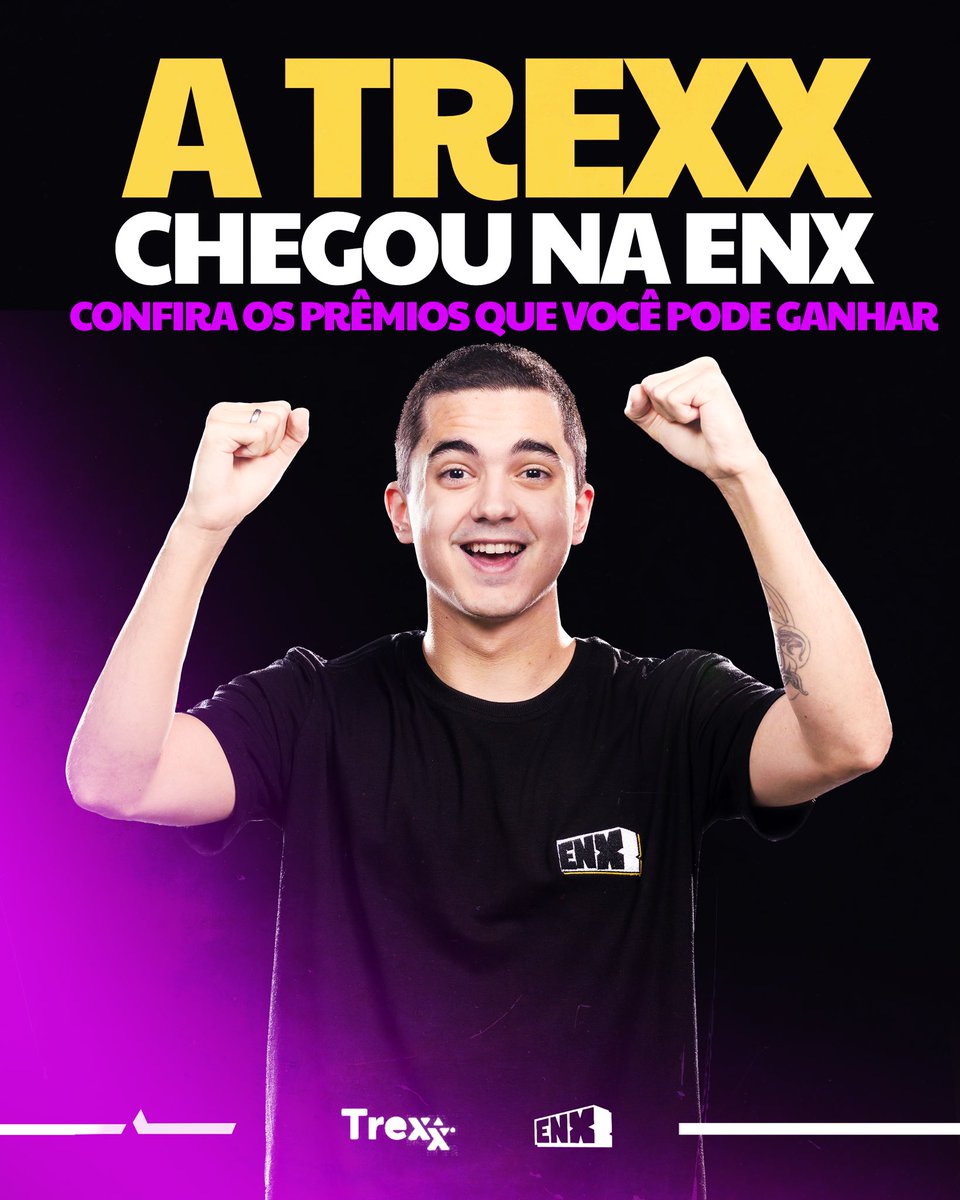 ENXteam's tweet image. A ENX acaba de entrar pra @ggtrexx!
E quem ganha com isso é VOCÊ, torcedor!

Quer ganhar créditos no jogo, jerseys, mouse gamer, outros prêmios e ainda participar de sorteio exclusivos?