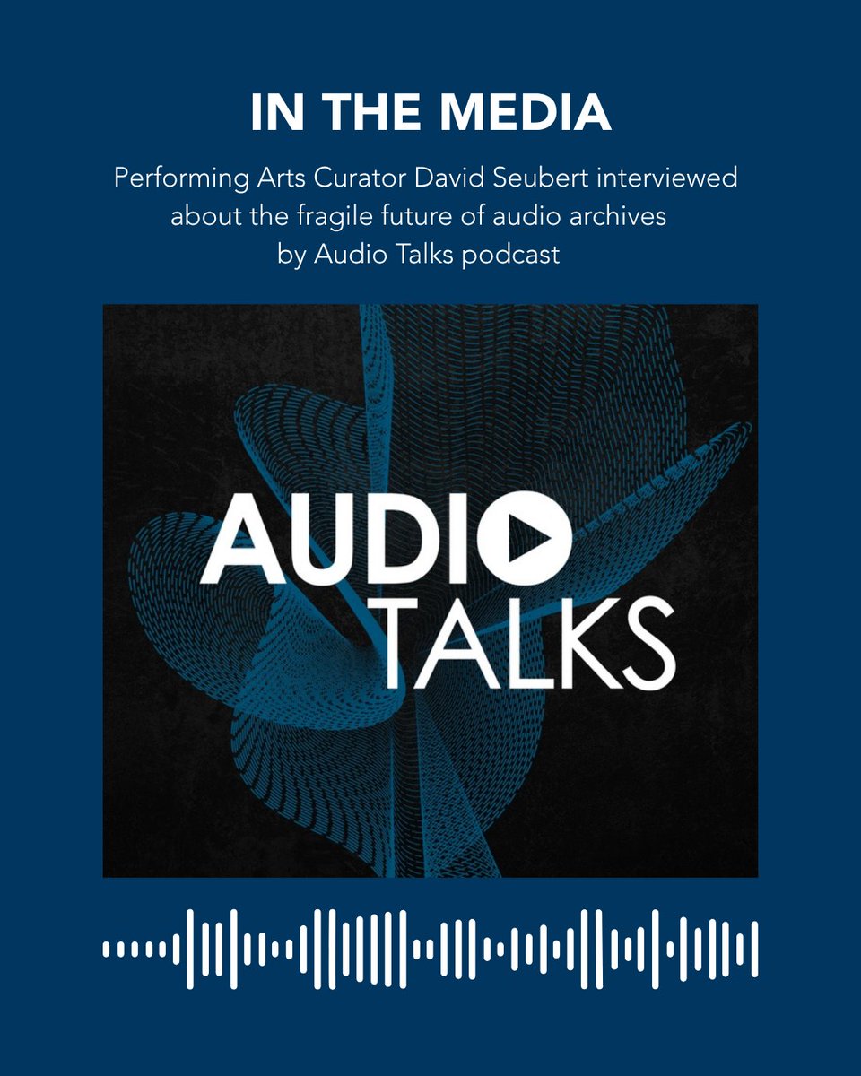 🎙️Our Performing Arts Curator David Seubert recently discussed the fragile future of audio archives on the Audio Talks podcast! 

🎧 Listen here: podcasts.apple.com/us/podcast/the…

 #AudioTalks #UCSBLibrary #UCSB #UCSantaBarbara