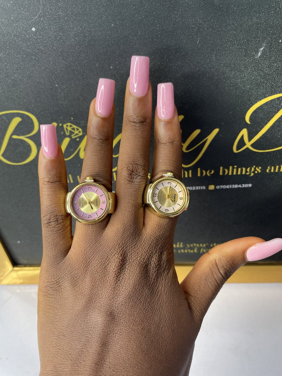 Dainty Wrings collection available 😍🔥

🏷️N7,000 each 
Yes, the watch works if you’re wondering