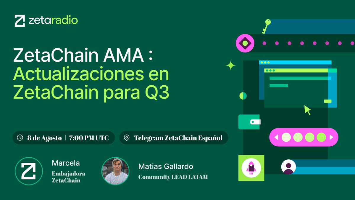 Parece que en <a href="/zetablockchain/">ZetaChain 🟩</a> desde las trincheras, esta teniendo un importante crecimiento en términos de actividad de desarrollo, veremos que productos pueden salir a luz a finales de año y principios de 2026.

📢 Aprovecho para invitarlos a un AMA de ZetaChain en Español! 🔥