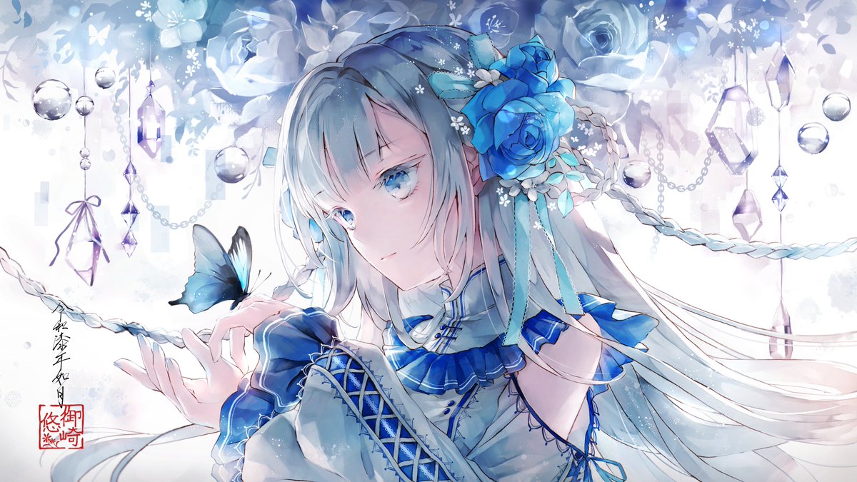 Full illustration for【蒼月】MV

Illustration by: 御崎悠 <a href="/misaki_yu1522/">御崎悠</a>  

I'm so grateful for 御崎悠 designing this beautiful OC and illustration. I felt it conveyed the feeling of the song perfectly, and the whole essence of AirliS.