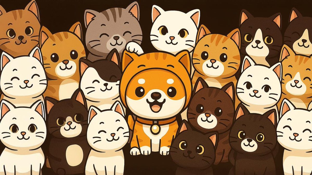Even the Doge knows… life’s better with a little meow in it. 🐾🐱

Drop a pic of your feline fren below so we can celebrate the National Cat Day together! 📸✨