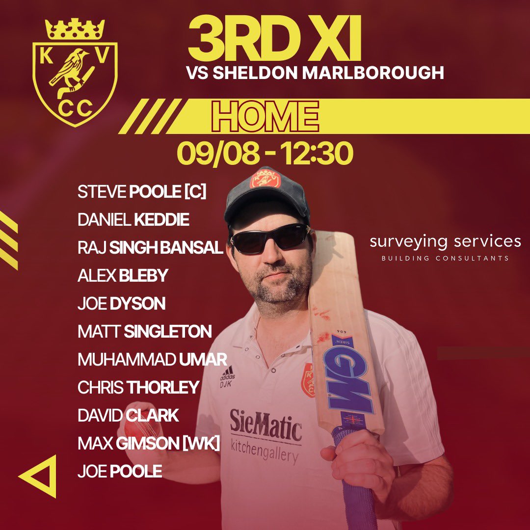 Your Robins for Saturday!

#teamsheets