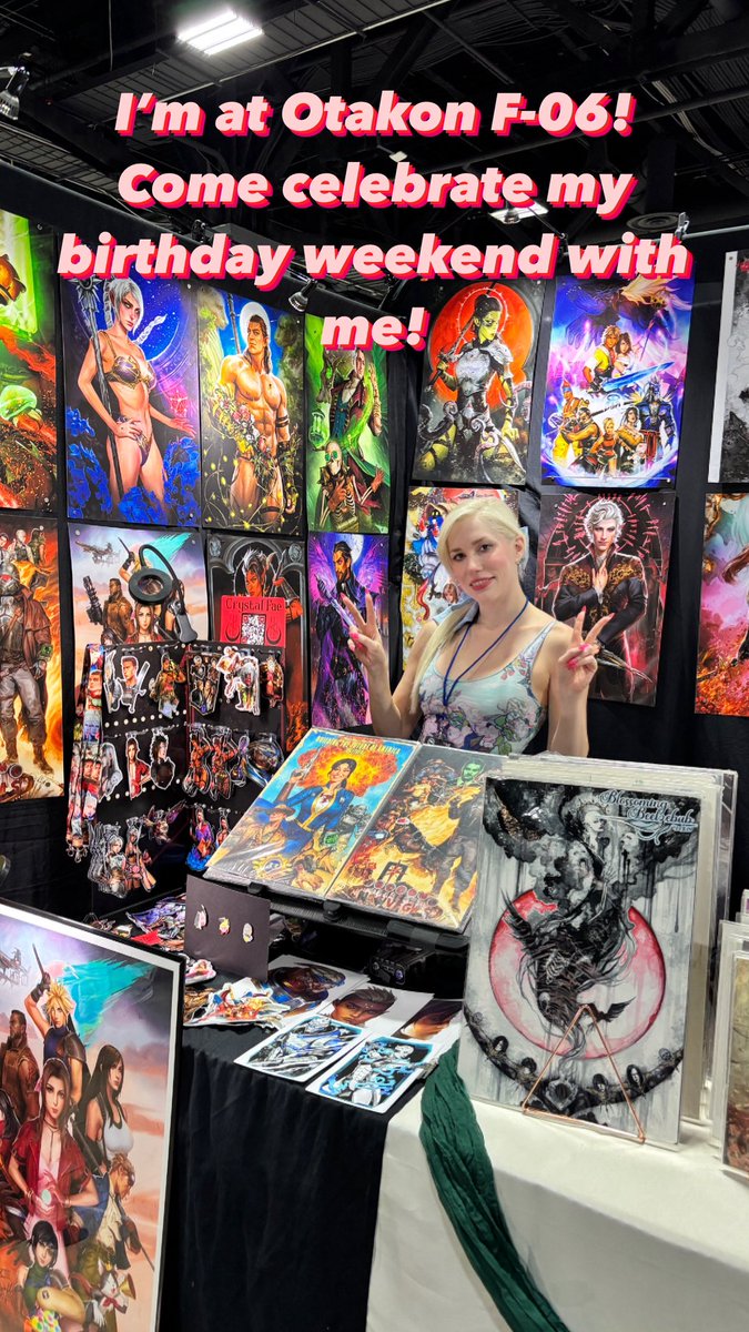 I’m at Otakon’s artist alley! Come say hello!