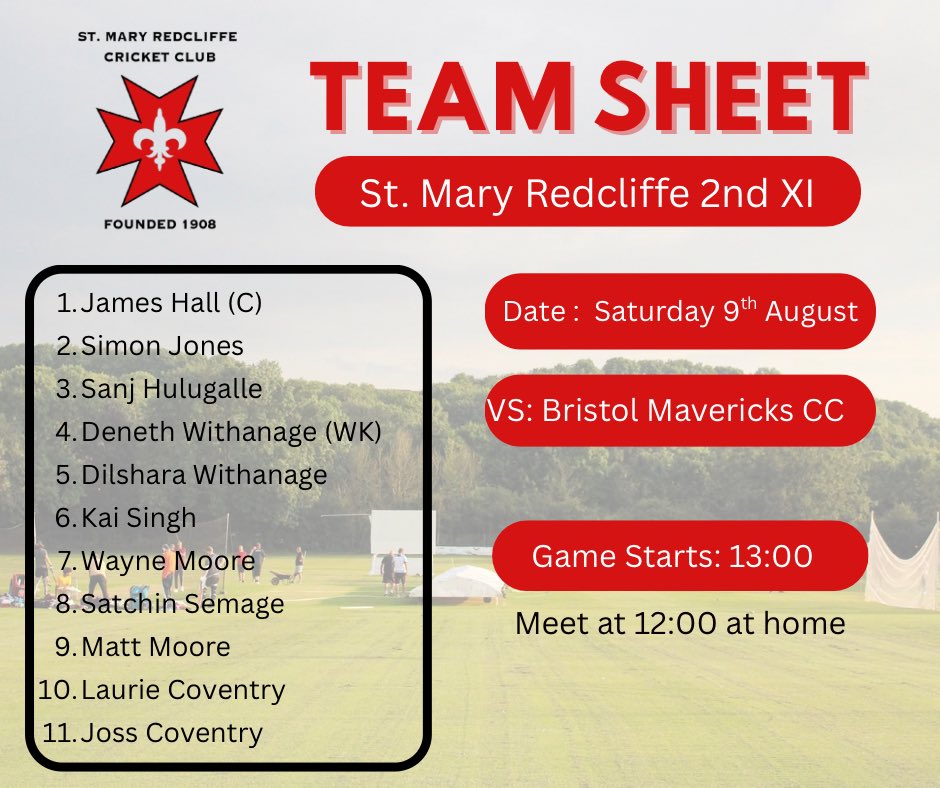 St Mary Redcliffe CC tweet media