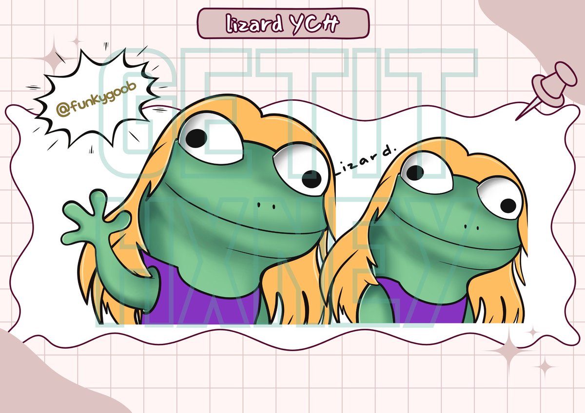 getithxney's tweet photo. LIZARD. IM MAKING LIZARD PNGs-- customized to you! Order them NOW
https://t.co/DMf8SDEedM https://t.co/QSK2OUm3dZ