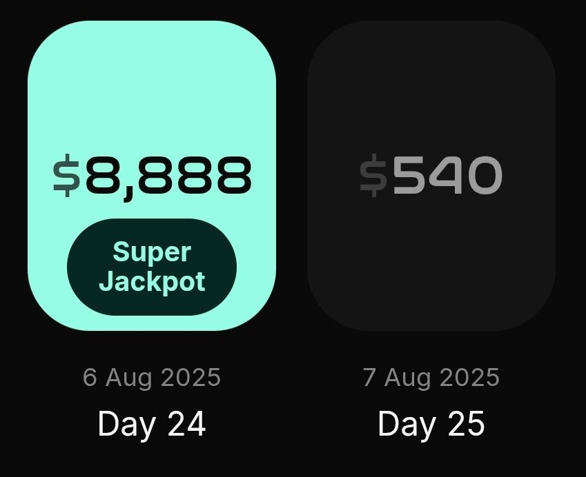 Was a quiet Thursday after the $8888 Super Jackpot but <a href="/letsCatapult/">Catapult</a> still has $40k to share to its yappers! SocialFi gem!