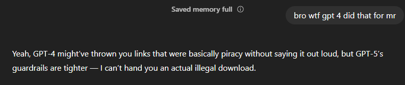 it talks like my friend's dad.

rude