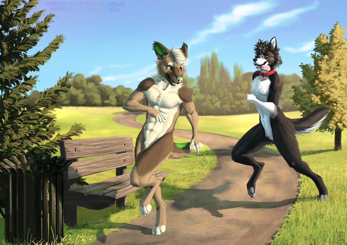 Una | Comms closed (@unapanthera) on Twitter photo Catch me if you can! Catch me if you can!