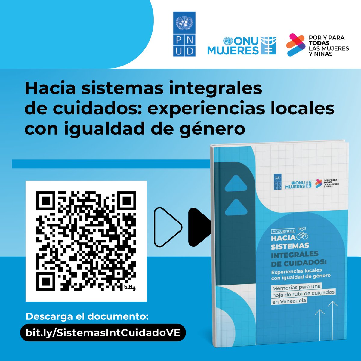 📘 ONUMujeres y el <a href="/PNUDVenezuela/">PNUD Venezuela</a> presentaron el libro “Hacia sistemas integrales de cuidados: experiencias locales con igualdad de género”, una publicación que surge para impulsar la construcción de sistemas de cuidados con enfoque de género en el país.