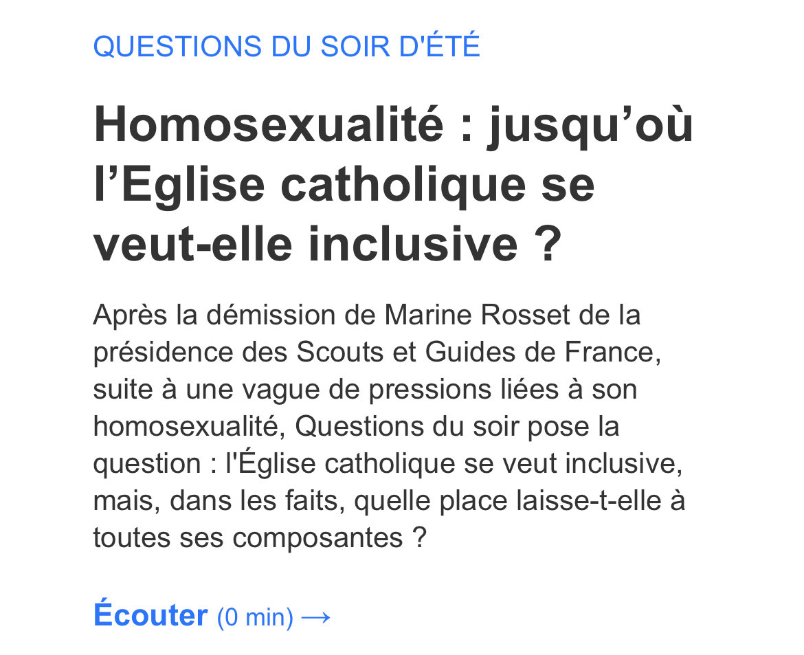 Une grande partie de clergé catholique est probablement homosexuelle.
