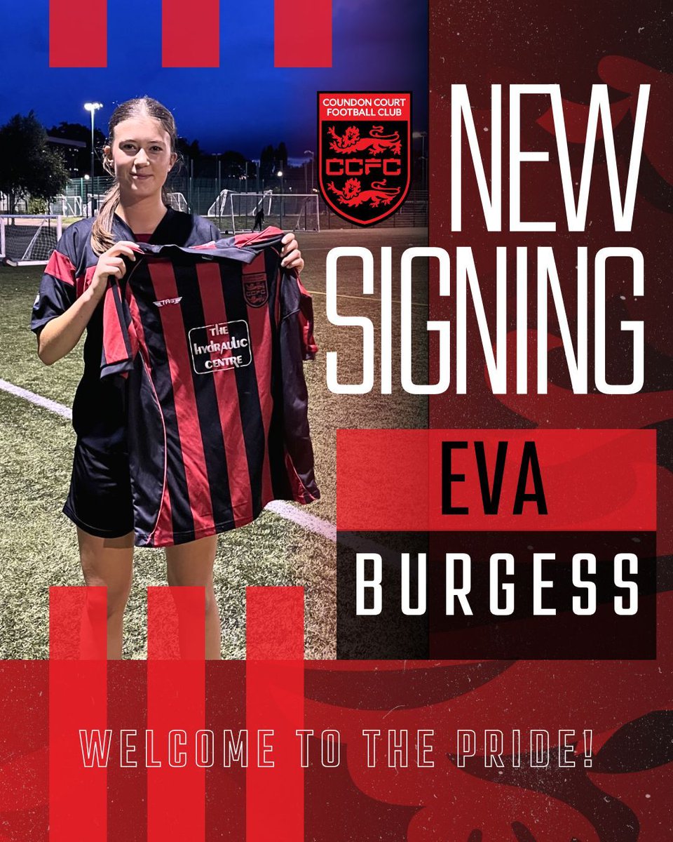 Coundon Court LFC (@coundoncourtlfc) on Twitter photo ✍️ NEW SIGNING ✍️
We’re buzzing to welcome Eva Burgess on a dual registration from <a href="/OUWFCGirls/">Oxford United FC Girls</a> 🙌
A talented young midfielder with superb technical ability, energy & attitude — she’s already slotted into the squad seamlessly 🦁 ✍️ NEW SIGNING ✍️
We’re buzzing to welcome Eva Burgess on a dual registration from <a href="/OUWFCGirls/">Oxford United FC Girls</a> 🙌
A talented young midfielder with superb technical ability, energy & attitude — she’s already slotted into the squad seamlessly 🦁