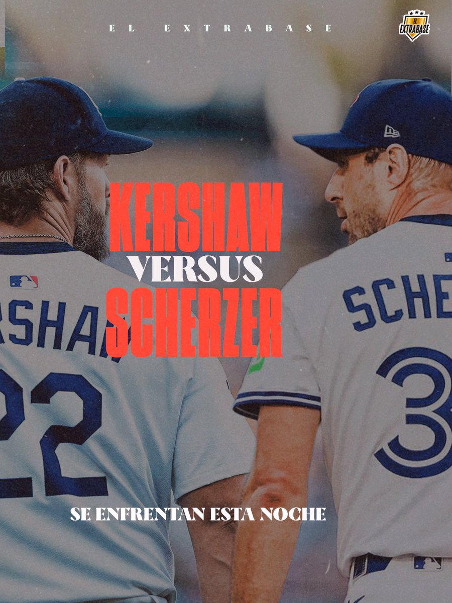 Esta noche en Los Angeles: Max Scherzer vs. Clayton Kershaw. 

Dos de los mejores de su generación, frente a frente.
