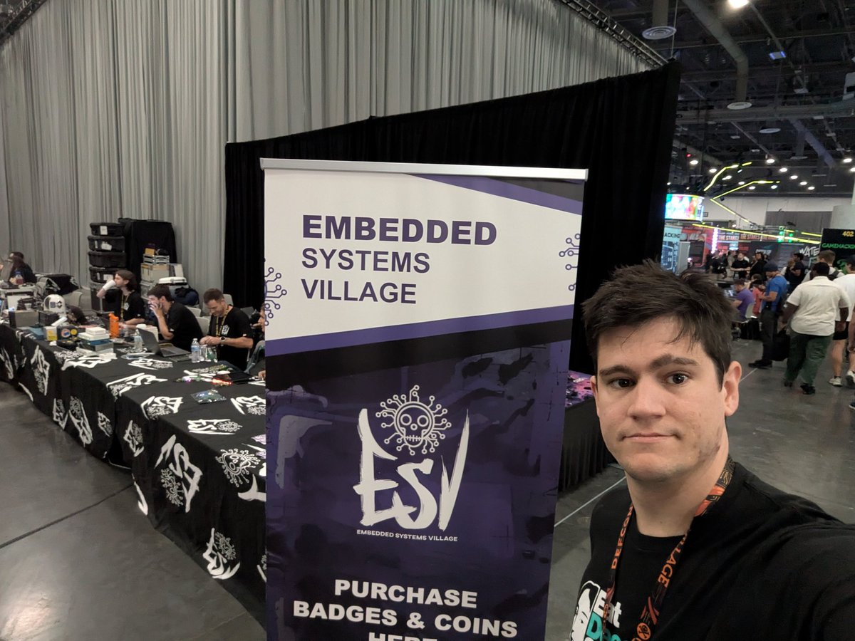 nmatt0's tweet image. Come check out the Embedded Systems Village at Defcon and say hi!