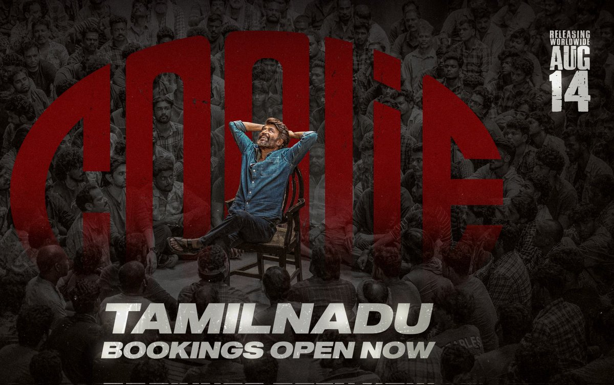 RajiniFan2025's tweet photo. #Coolie Censored 🅰️ 
but this  m🅰️n  #SuperSt🅰️R R🅰️Jinik🅰️nth is shaking the BO 🅰️ll over🔥
50 Ye🅰️rs of SuperSt🅰️Rdom for 🅰️ Re🅰️son 🔥🔥
#CoolieFromAug14th 
#CoolieBookings https://t.co/iwPeOryXDD