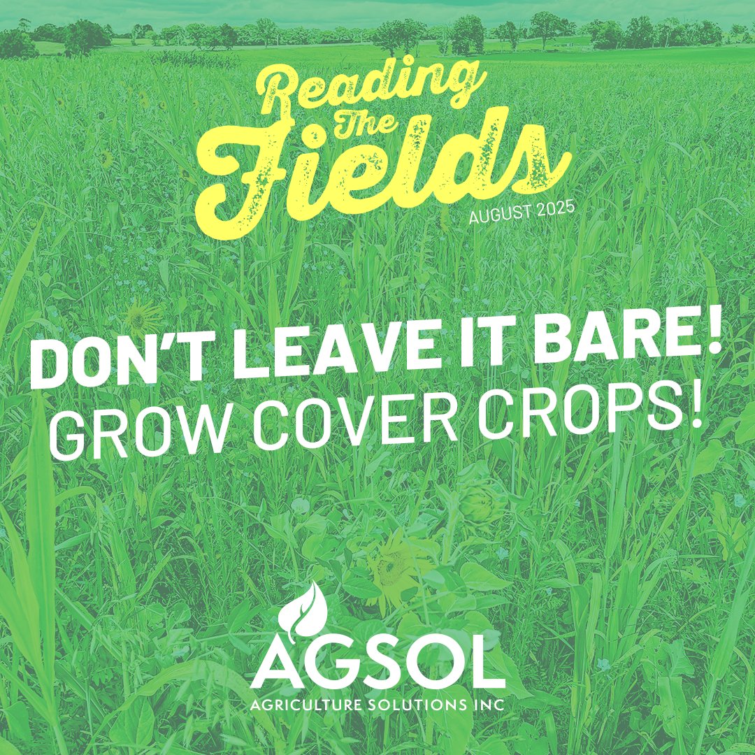 🌱 Don’t Leave It Bare 🌱

In this edition of Reading the Fields, we dig into one of the most effective tools for soil health and long-term resilience: cover crops!

✅ Restore nutrients and boost organic matter
✅ Improve moisture retention and reduce erosion
✅ Break up
