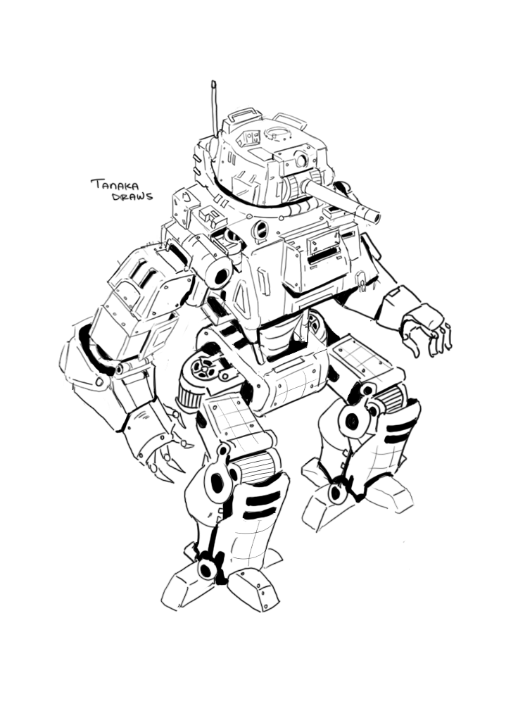 Based on Emerson Tung Concept
Reference - Medium Tanks 

#Mecha #Robots #conceptart