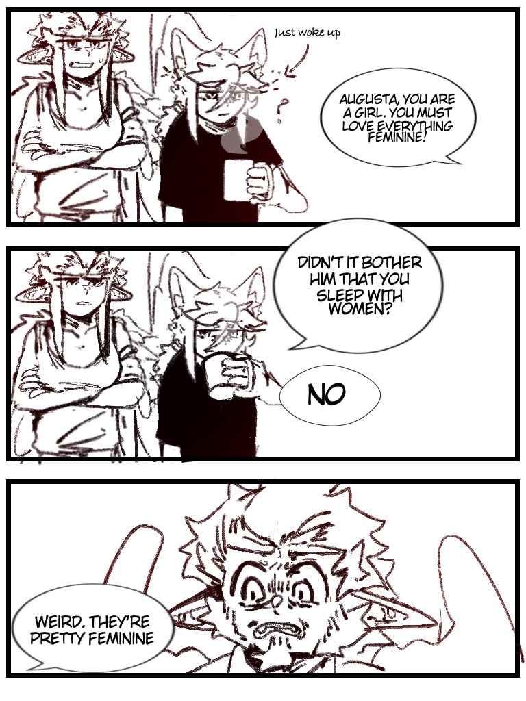 Titakkko's tweet photo. Oh and some dumb joke I came up with. #OC #art https://t.co/7vFZ7TMMRg