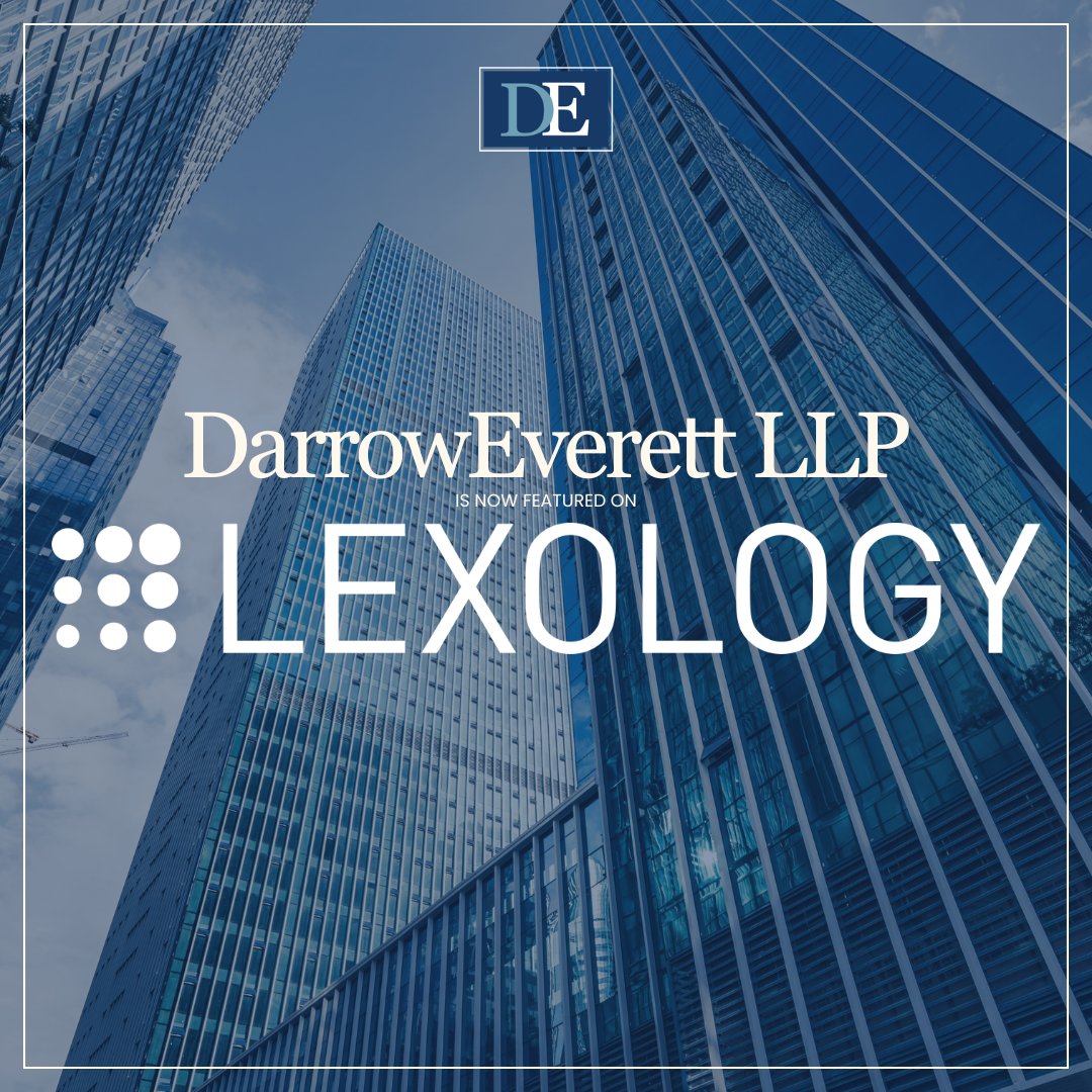 📢 We’re proud to share that DarrowEverett’s legal insights are now featured on Lexology, one of the most widely used platforms by in-house counsel and legal professionals seeking trusted analysis and commentary.

This exciting partnership further amplifies our thought leadership