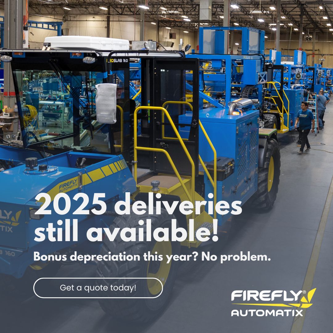 U.S. turf producers—still time to claim bonus depreciation for 2025. We can deliver your FireFly harvester before year-end.
⚠️ Limited 2025 build slots. Call your rep or get a quote today: bit.ly/4m8ZihW
#SodFarming #TurfHarvesters #BonusDepreciation #AgTech