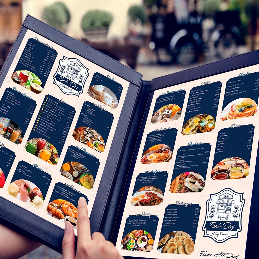 GraphiqDesigner's tweet photo. Pour ce restaurant, une identité visuelle a été conçue. Logo forme d'emblème, affiches, packaging, panneaux d’affichage et publicitaires #Infographie, #Travauxdimpression, #Brochure, #Brandingdesign, #Graphismeéditorial, #Logotype ... Retrouvez nous sur  https://t.co/xE34I06GXZ https://t.co/jSZqBHfCkk
