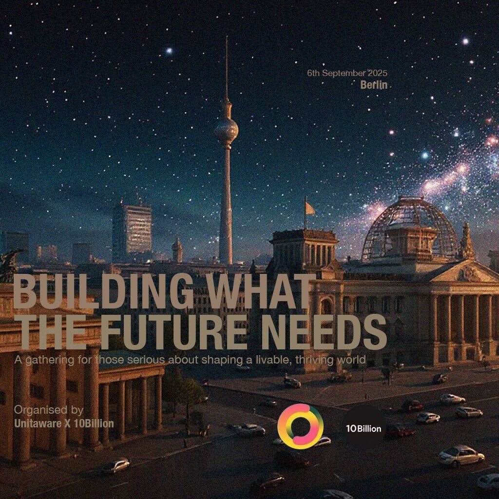 unitaware (@unitaware) on Twitter photo Unitaware is running Building What the Future Needs together with <a href="/10BillionFuture/">10Billion.org</a>
If you're building, researching, investing, or otherwise engaging in how tech shapes our future, learn more and apply here: notion.so/Building-What-… Unitaware is running Building What the Future Needs together with <a href="/10BillionFuture/">10Billion.org</a>
If you're building, researching, investing, or otherwise engaging in how tech shapes our future, learn more and apply here: notion.so/Building-What-…