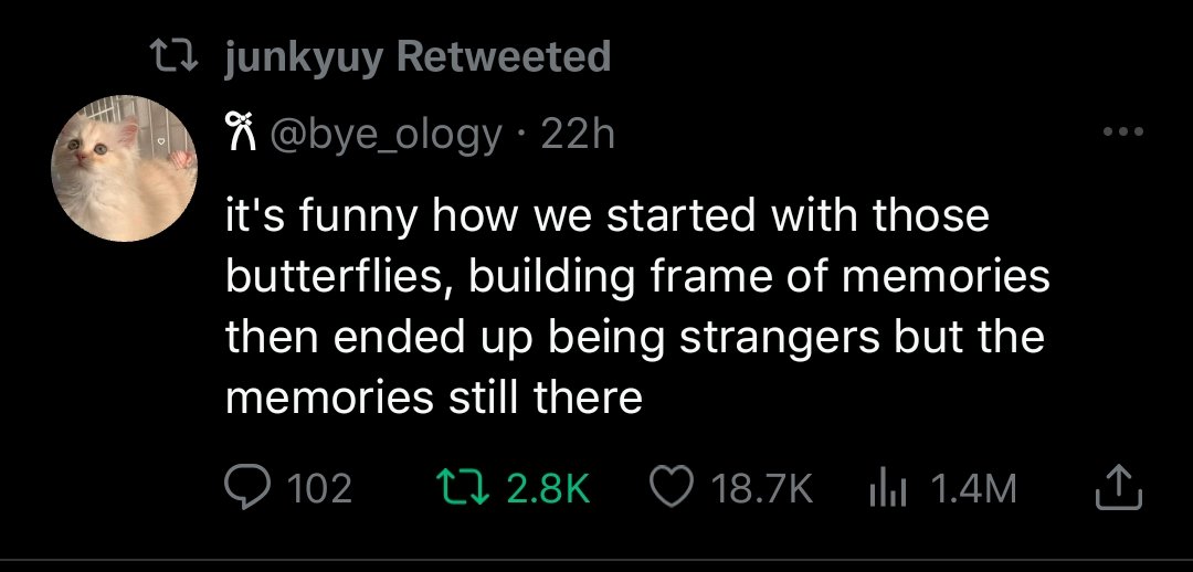 strangers with memories 

harukyu one tweet au
