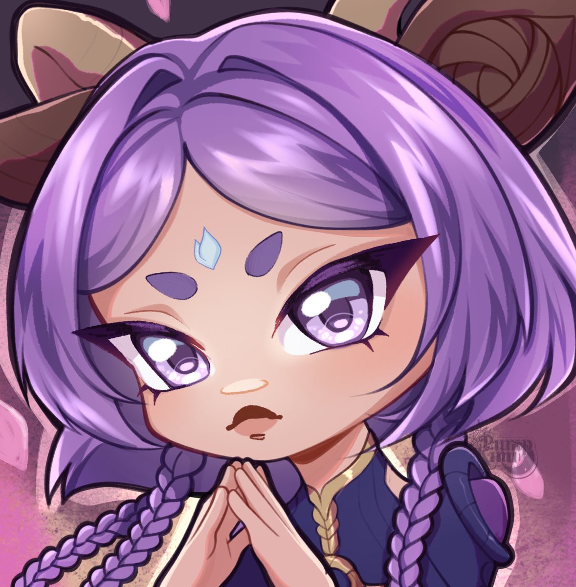 pumpkimmi's tweet photo. Chibi Yunara Icon💜🫶🏻

(Inspired by the in-game icon🥰🫶🏻 its probably my favourite icon ever)
#yunara #leagueoflegends https://t.co/kSyrQS5rvK