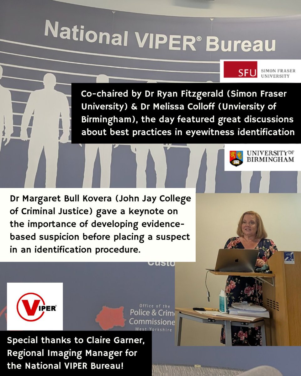 Eyewitness Research (@eyewitness_lab) on Twitter photo Dr Mansour was thrilled to present about eyewitness confidence to the National VIPER Bureau on June 24th <a href="/WYP_VIPER/">VIPER</a> Great discussions! Dr Mansour was thrilled to present about eyewitness confidence to the National VIPER Bureau on June 24th <a href="/WYP_VIPER/">VIPER</a> Great discussions!