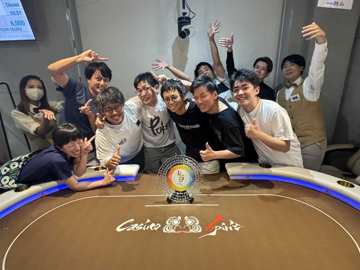 4sl_poker's tweet image. 🎊【第1回4SL 完結】🎊

🏆ファイナルシーズン優勝🏆
🎊✨香川秘密倶楽部✨🎊

🦁ワイルドシーズン優勝🦁
　✨土佐のいごっそう
　　　　瀬川大智を持ち上げる会✨

おめでとうございますーー🍾🎊🎊