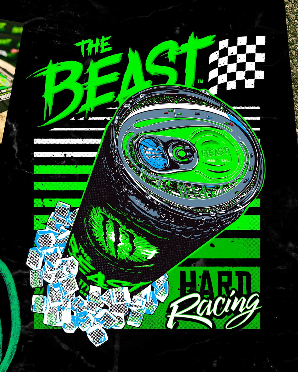 HarrisLue's tweet photo. Head out to the @BeastUnleashed activation at @WGI this weekend to grab our all-new “HARD RACING” Collab Design on a Bandana or Can Koozie! 🏁🤘
LIMITED QUANTITIES AVAILABLE - WHILE SUPPLIES LAST
@luecreates | @emilybutlerlue
#NASCAR #BeastUnleashed #HardRacing #TheGlen https://t.co/XZqoehGg6k