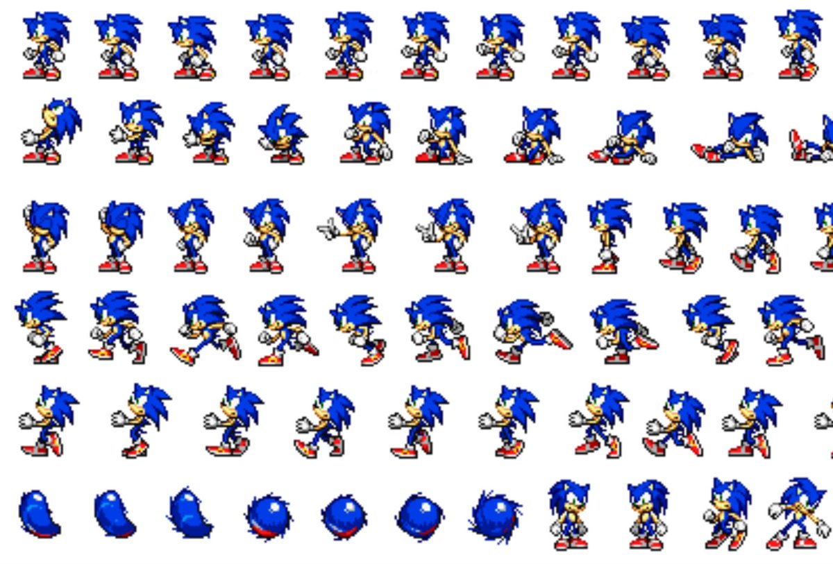bulletstations's tweet photo. The most goated set of sprites in any series ever. Nothing even comes close. 

Thank you advance sonic for carrying the flash animation community to this day 🙏 https://t.co/GqxB8urixj