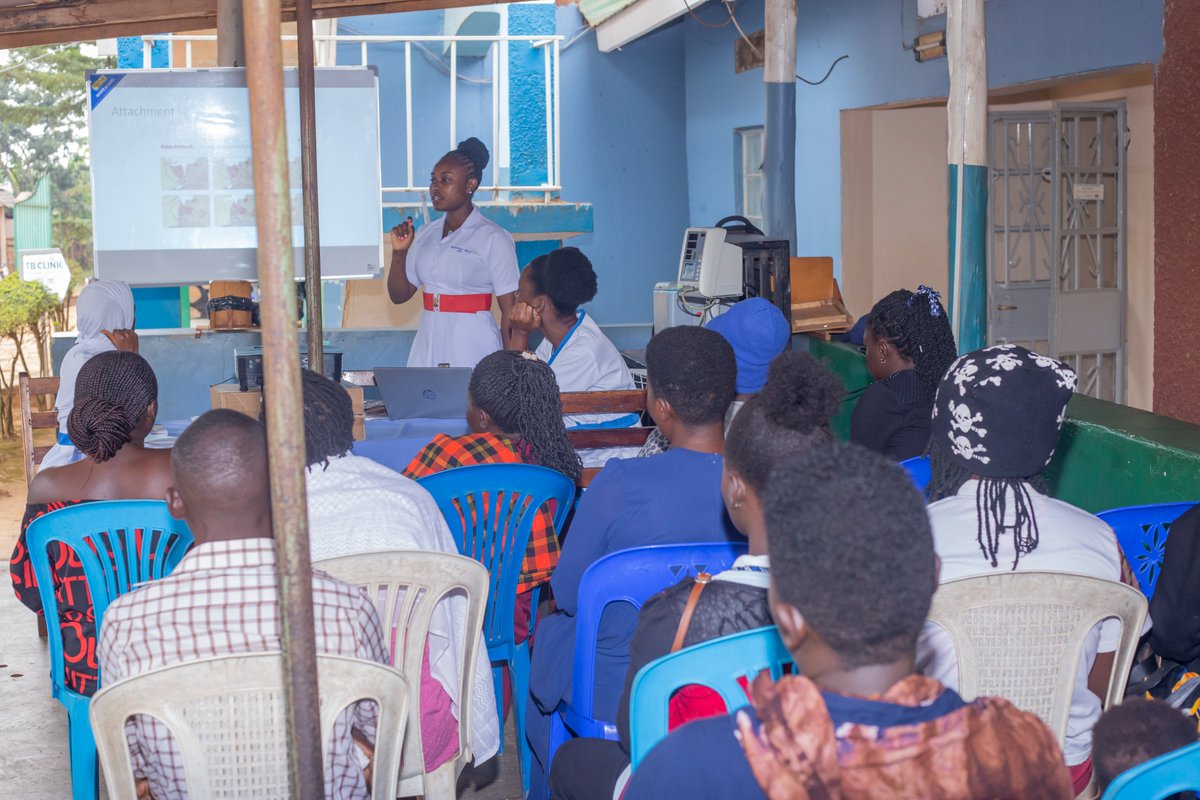As we conclude #WorldBreastfeedingWeek(August 1–7, 2025) themed “Prioritize Breastfeeding: Create Sustainable Support Systems, our Senior nurse, Ruth Nakamanya, held an educational session yesterday with expectant mothers who had come to seek antenatal services at Kabubbu Health