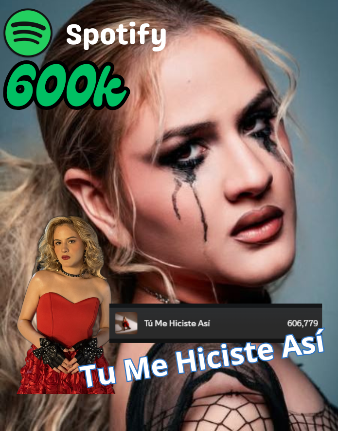 nacionmarciana's tweet photo. Gracias a todos los MARcianos  👽👽 que seguimos dejando 🩷 a la música de @MarRendonMusica  en todas las plataformas 😍 hoy TMHA superó las 600 mil repros en Spotify 🫶👏 y vamos por mas 💪
Recuerden que también estamos en stream Youtube 😉 https://t.co/drMAlg27iS