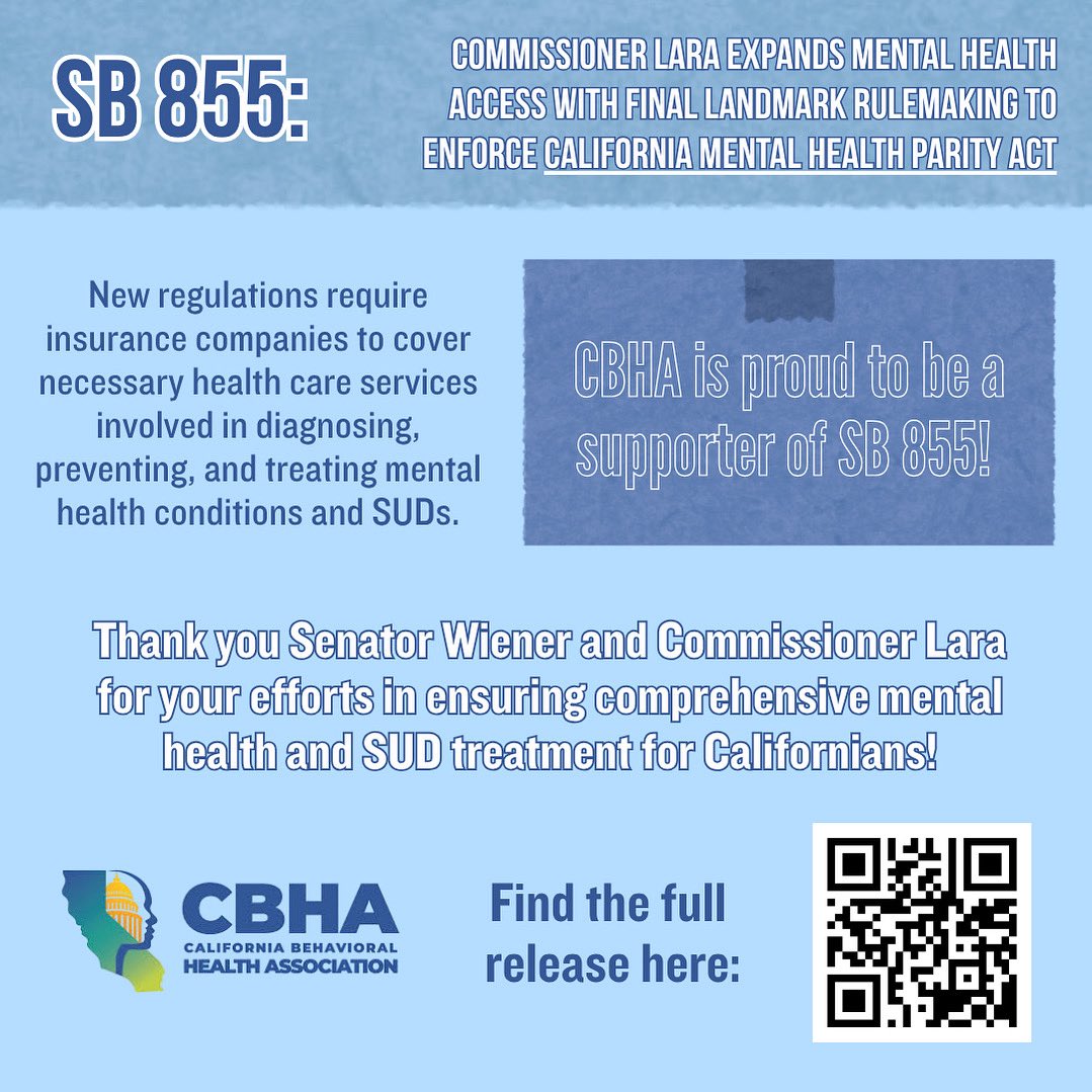 California Behavioral Health Association tweet media