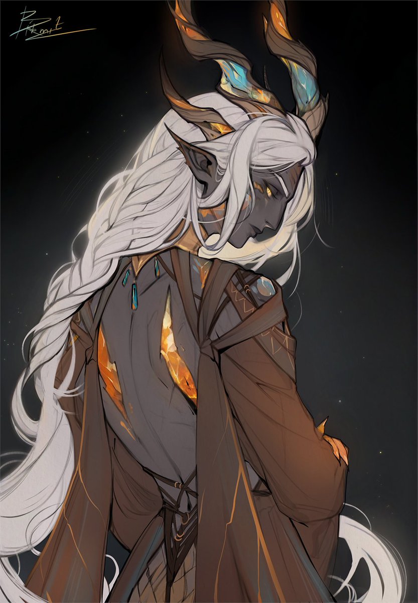 Frozen in time between sunlight and endless darkness. A bronze dragon, stripped of her wings as punishment for her sins - Glessaria ☀

#warcraft | #dnd | #oc