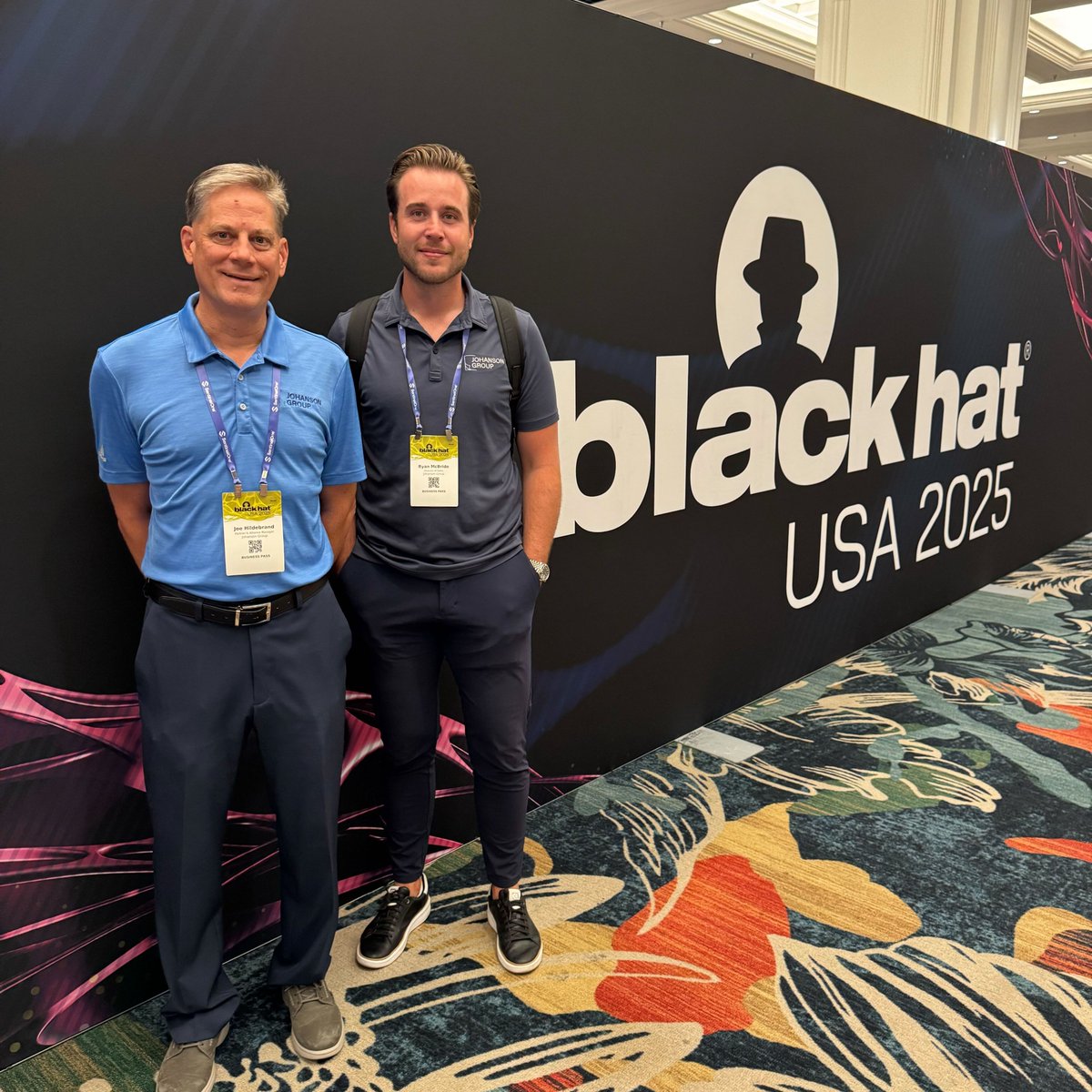 What a week! The Johanson Group team had an incredible time at <a href="/BlackHatEvents/">Black Hat</a> USA 2025 in Las Vegas. Our very own Ryan and Joe were boots on the ground connecting with so many minds from across the cybersecurity world. 

A huge thank you to everyone who stopped to chat!