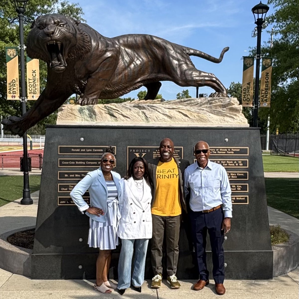 I’m always energized to see one of our 20,000+ alumni make a visit to campus. Benny Butler ‘00, made the Tiger Rally a huge success with his talk to our young men as we began the 162nd year of Xaverian Education. He and his family made our day today!