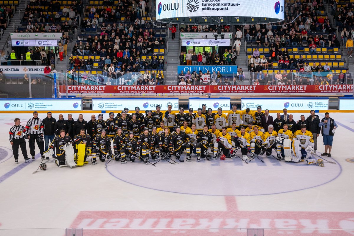 Kiitos Oulu! Tänään nähtiin upea hyväntekeväisyystapahtuma jääkiekon parissa täällä Raksilassa! 💛 Kiitos kaikille osallistujille!

#Kärpät