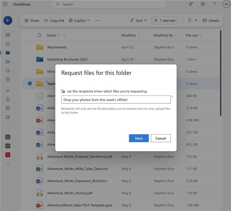 OneDrive tweet media