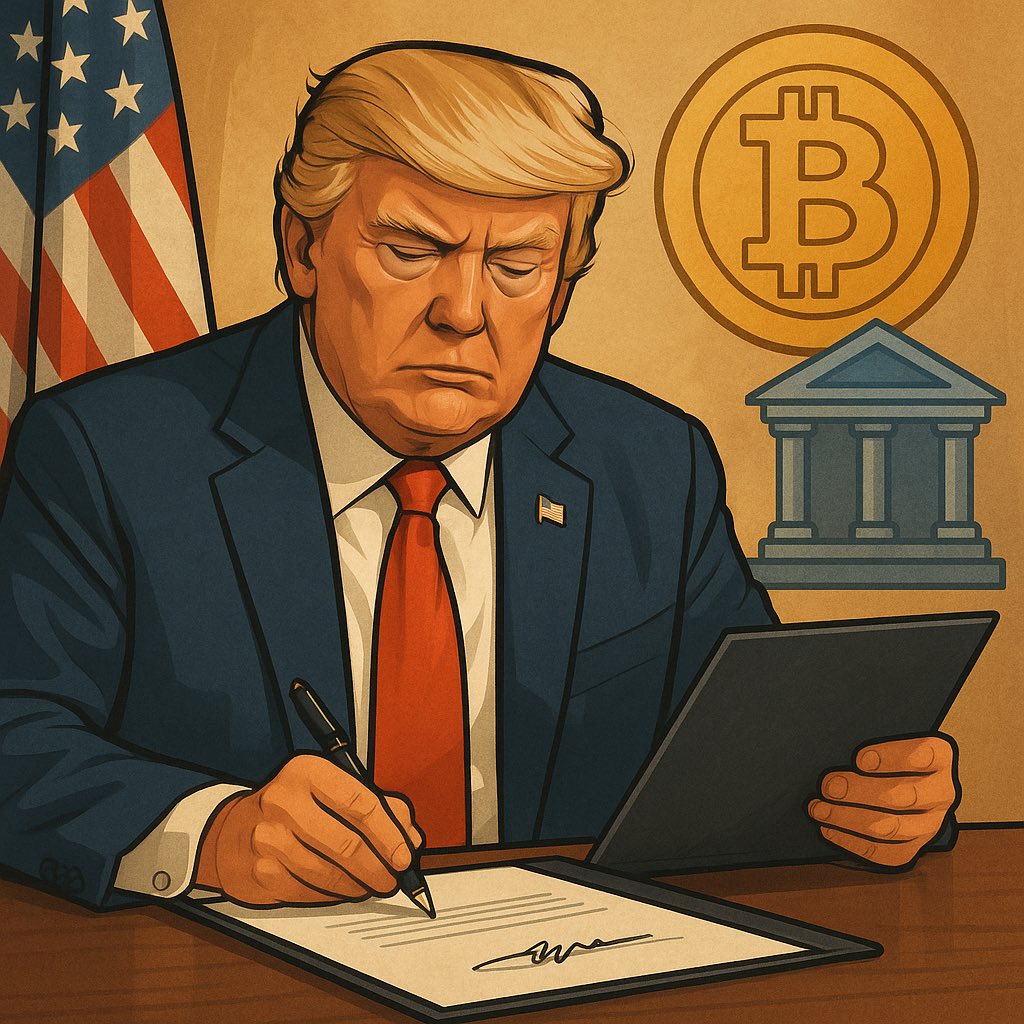 ❇️Trump, #kripto şirketlerinin bankalarla çalışmalarını engelleyen uygulamaları ortadan kaldıran kararnameyi de imzaladı.