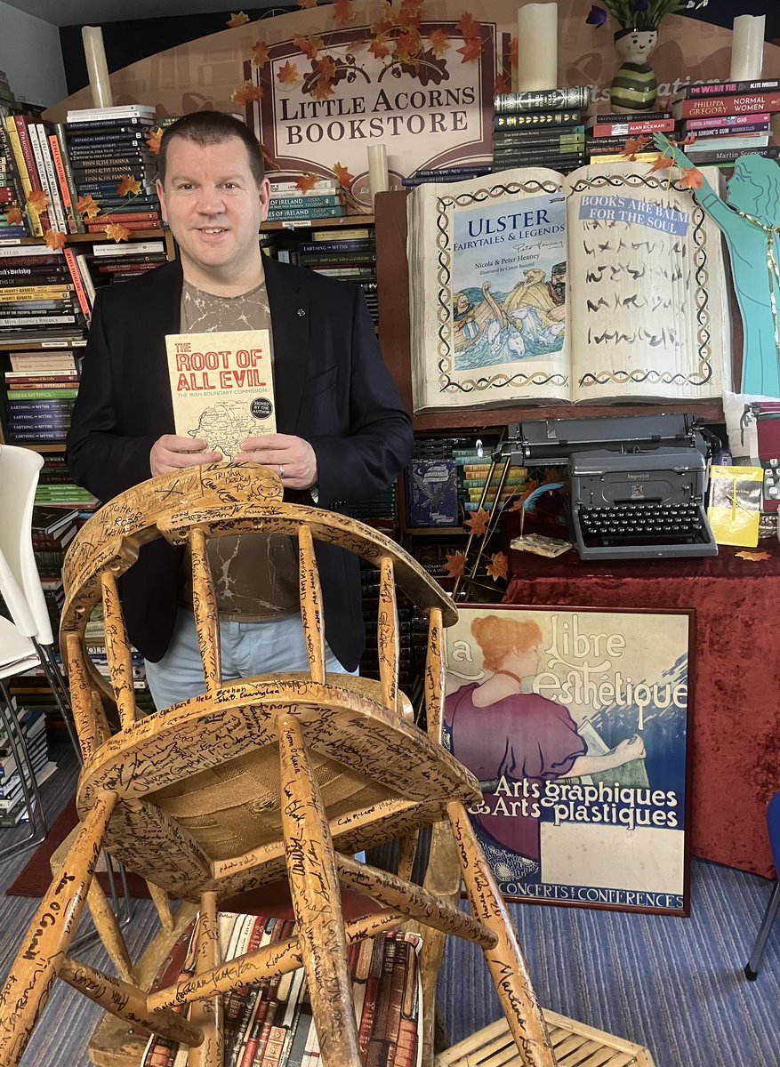 Little Acorns Bookstore (@littleacornsbks) on Twitter photo Great to meet & hear historian & author <a href="/cormacmoore/">Cormac Moore</a> speak at <a href="/feilederry/">Féile Derry</a> & sign copies of his bestseller book #TheRootsofallEvil published by <a href="/MerrionPress/">Merrion Press</a> plus add his name to the #LegenDerryChairs #WritersChair in <a href="/LittleAcornsBks/">Little Acorns Bookstore</a> #Derry 3/3 📚💚 Great to meet & hear historian & author <a href="/cormacmoore/">Cormac Moore</a> speak at <a href="/feilederry/">Féile Derry</a> & sign copies of his bestseller book #TheRootsofallEvil published by <a href="/MerrionPress/">Merrion Press</a> plus add his name to the #LegenDerryChairs #WritersChair in <a href="/LittleAcornsBks/">Little Acorns Bookstore</a> #Derry 3/3 📚💚