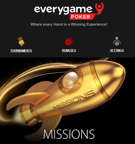 NoDepositForum's tweet image. EVERYGAME POKER - MISSIONS ARE NOW OFFERING MORE PRIZES AND EXTRA REWARDS
tinyurl.com/3rtd64ab
#everygame #everygamepoker #onlinepoker