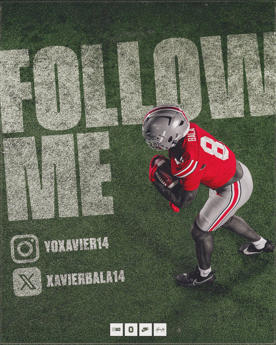 Xavier Bala (@xavierbala14) on Twitter photo Appreciate the love from O-H! I-O! <a href="/Locklyn33/">WalkOnCoach ⭕️H 🌰</a> <a href="/TonyJCoach/">Tony Johnson</a> <a href="/OhioStateFB/">Ohio State Football</a> <a href="/LettermenRow/">Lettermen Row</a> <a href="/OhioStFootball/">Ohio State Football Fan Page</a> <a href="/alexgleitman/">Alex Gleitman</a> <a href="/11W/">Eleven Warriors</a> <a href="/adamgorney/">Adam Gorney</a> <a href="/ThomasGoldkamp/">Thomas Goldkamp</a> Appreciate the love from O-H! I-O! <a href="/Locklyn33/">WalkOnCoach ⭕️H 🌰</a> <a href="/TonyJCoach/">Tony Johnson</a> <a href="/OhioStateFB/">Ohio State Football</a> <a href="/LettermenRow/">Lettermen Row</a> <a href="/OhioStFootball/">Ohio State Football Fan Page</a> <a href="/alexgleitman/">Alex Gleitman</a> <a href="/11W/">Eleven Warriors</a> <a href="/adamgorney/">Adam Gorney</a> <a href="/ThomasGoldkamp/">Thomas Goldkamp</a>