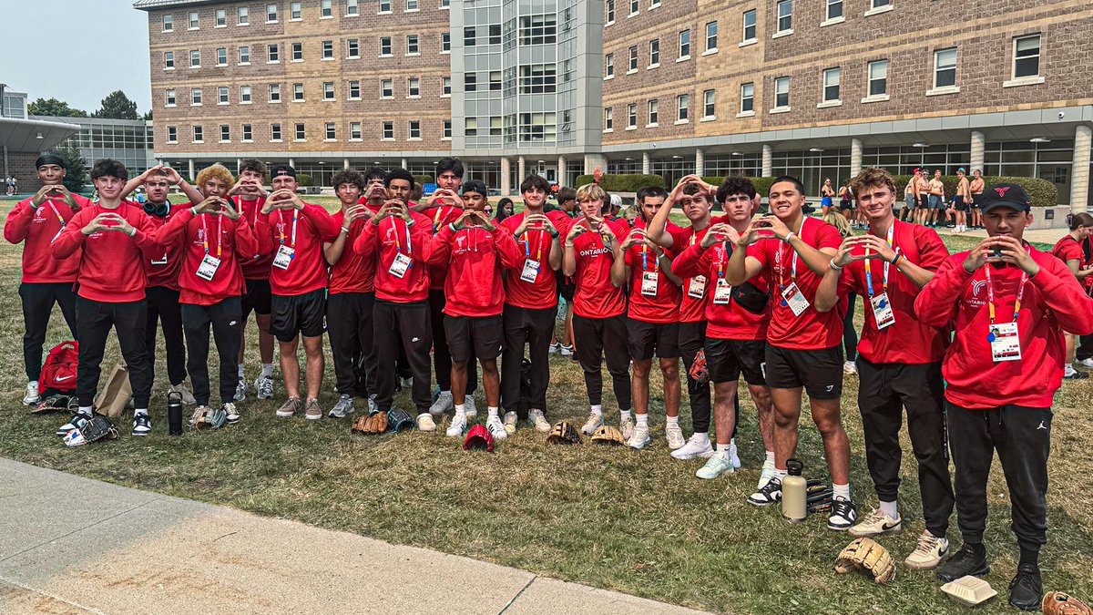 Landed and ready to repeat in NFLD <a href="/2025canadagames/">2025 Jeux du Canada Games</a>! 

Team Ontario takes on <a href="/baseballquebec/">baseballquebec</a> Sunday at 9am!

Follow along ➡️ bit.ly/3UnRFI6

#TeamO
