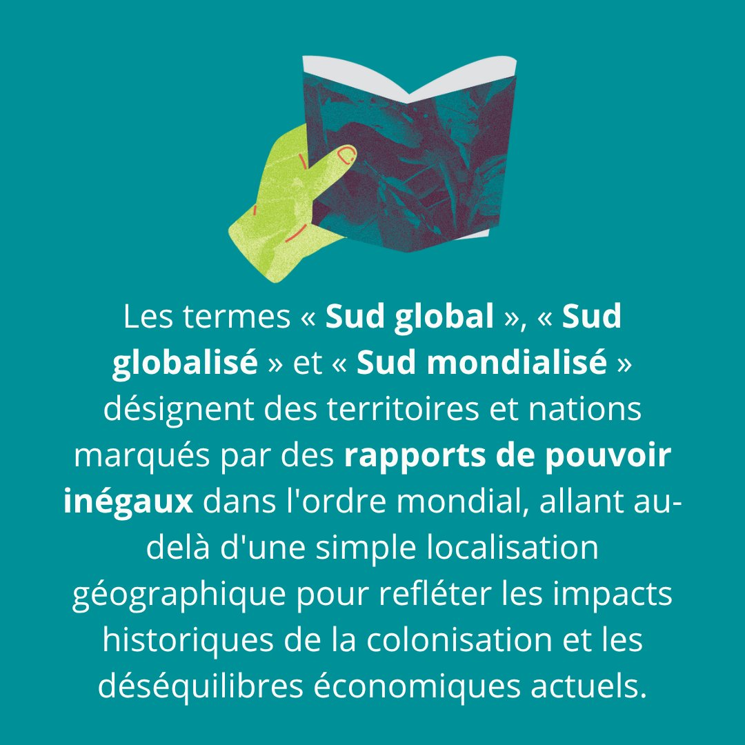AQOCI's tweet image. 🌍 Sud global, Sud globalisé, Sud mondialisé, les Suds…
Que signifient vraiment ces termes et pourquoi sont-ils importants ?

📗 aqoci.qc.ca/lexique

#Suds #SudGlobal #SudGlobalisé #SudMondialisé #SolidaritéInternationale